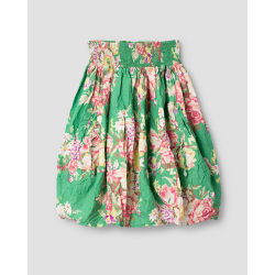 jupe 22182 LOTTI coton Vert à imprimé fleurs Ewa i Walla - 1