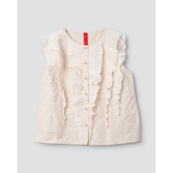 chemisier 33347 ALFRIDA coton Rose pâle Ewa i Walla - 1