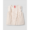 blouse 33347 ALFRIDA Pale pink cotton Ewa i Walla - 12