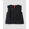 blouse 33347 ALFRIDA Black cotton Ewa i Walla - 15