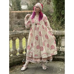 robe ELISE voile de coton Grandes roses