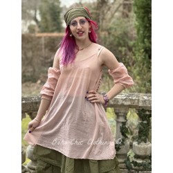 robe LEA voile de coton Dragée