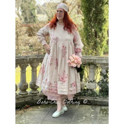 robe ELISE voile de coton Bouquet de roses Les Ours - 1