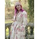 long jacket TAMATA Large roses cotton Les Ours - 5