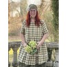 robe MARIA coton rustique Carreaux verts Les Ours - 7