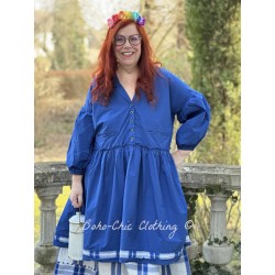 tunique 44892 BEATA coton Bleu Ewa i Walla - 10