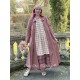 dress MARIA Pink checks rustic cotton Les Ours - 13