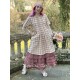 dress MARIA Pink checks rustic cotton Les Ours - 11