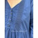 dress 55792 GRACE Blue cotton Ewa i Walla - 10