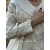 blouse 44910 ROSMARI Cream organdie Ewa i Walla - 18