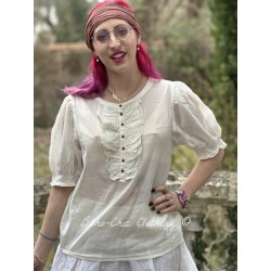 blouse OTEA Chalk cotton voile Les Ours - 1