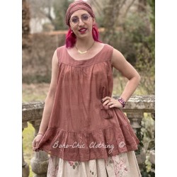 tunic TEVA Rosewood cotton voile Les Ours - 1