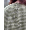 dress MARIA Green gingham linen Les Ours - 15