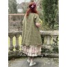 dress MARIA Green gingham linen Les Ours - 6