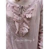 blouse LOVANA Candy pink cotton voile Les Ours - 14