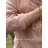blouse LOVANA Candy pink cotton voile Les Ours - 15