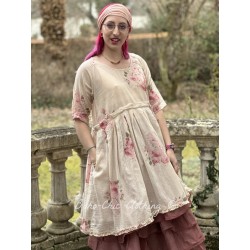 dress TEATA Bouquet of roses cotton voile Les Ours - 1