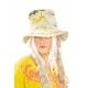 hat The Beau in Yellow Rose Magnolia Pearl - 15