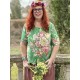 blouse 44897 KARIN Green flower print cotton Ewa i Walla - 10