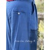 trouser 11389 BRENDA Blue linen Ewa i Walla - 20