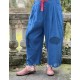 trouser 11389 BRENDA Blue linen Ewa i Walla - 7