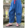 trouser 11389 BRENDA Blue linen Ewa i Walla - 7