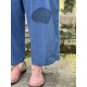 trouser 11389 BRENDA Blue linen Ewa i Walla - 21