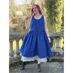 dress 55790 BERTA Blue cotton Ewa i Walla - 1