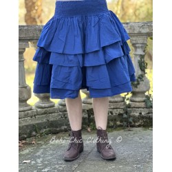jupe 22181 OWENA coton Bleu Ewa i Walla - 1