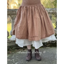 jupe 22185 SYNNEVE coton Marsala Ewa i Walla - 1