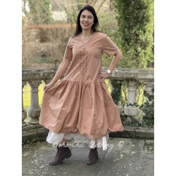 dress 55796 ESTELLE Marsala cotton Ewa i Walla - 1