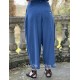 trouser 11389 BRENDA Blue linen Ewa i Walla - 4