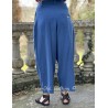 pantalon 11389 BRENDA lin Bleu Ewa i Walla - 4