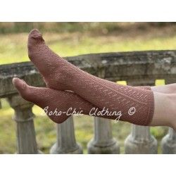 socks 77568 GYA Marsala cotton