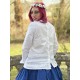 blouse 44907 JUDIT White cotton Ewa i Walla - 3