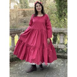 robe 55791 GILL coton Cerise