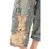 jean's Be A Poem Miner Denims in Washed Indigo Magnolia Pearl - 31