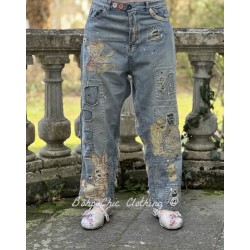 jean's Be A Poem Miner Denims in Washed Indigo Magnolia Pearl - 1