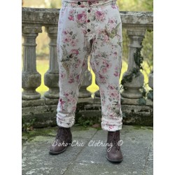 pants Floral Underjohns in CupidRose Magnolia Pearl - 1