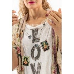 collier Immaculate Scapular Magnolia Pearl - 1