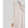 dress 55802 ALISA Pale pink rib jersey Ewa i Walla - 15