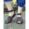 sandals 99178 NIDDE Brown leather Size 38 Ewa i Walla - 6