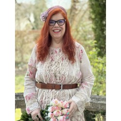 blouse ANTONE Bouquet of roses cotton voile Les Ours - 1