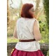 blouse 33347 ALFRIDA Pale pink cotton Ewa i Walla - 9
