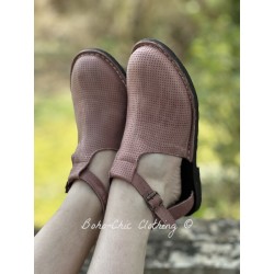 shoes 99179 PRISSY Pink leather Ewa i Walla - 5