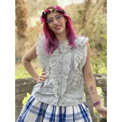 blouse 33347 ALFRIDA Dove cotton Ewa i Walla - 1