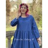 dress 55791 GILL Blue cotton Ewa i Walla - 1
