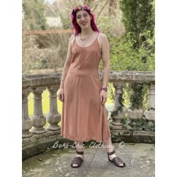 dress 55803 UNDRA Marsala natural viscose Ewa i Walla - 1