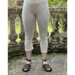pants 11390 DELIA Pale pink rib jersey Ewa i Walla - 1