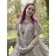 dress 55800 EKANTA Pearl grey tassel organdie Ewa i Walla - 3